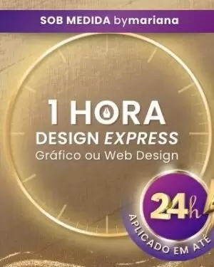 1 Hora de Design Exclusivo Serviço Rápido