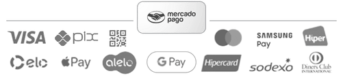 Bandeiras de Pagamento da Loja By Mariana através do Mercado Pago