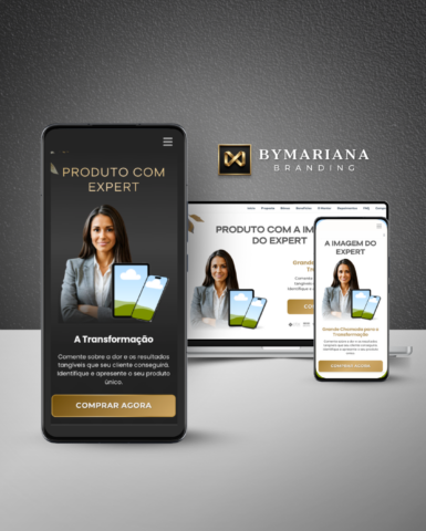 Página de Vendas Produtos/Serviços com Experts no Canva