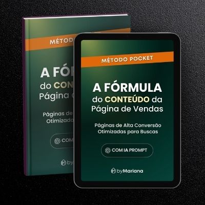 BookTeca - A Formula da Página de Vendas - Com IA Prompt - Livro de Mariana Machado