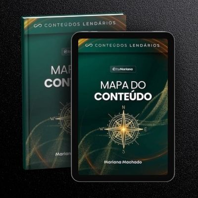 BookTeca - Mapa do Conteúdo com Prompt IA ChatGPT - Book prático do Destrave você mesmo - Livro de Mariana Machado