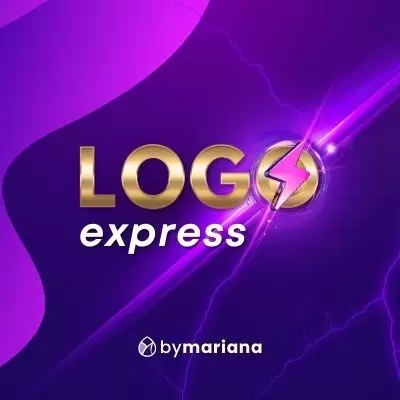 Logo Express mais Bonus com Entrega Imediata - Logotipo Logomarca que você monta em minutos com Design da ByMariana - Branding