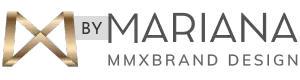 Logo ByMariana Agência de Design, Branding, Merketing Digital - MMXbrand Mariana Machado