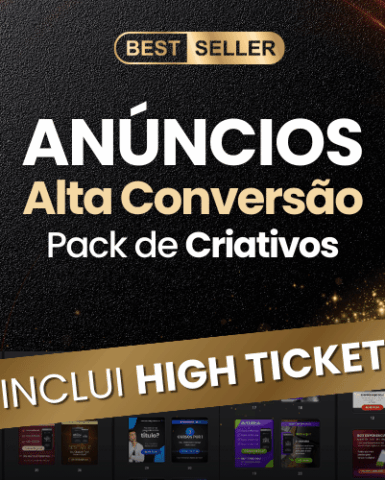 Pack de Criativos para Anuncios High Ticket para MetaAds Instagram Facebook com Prompt IA ChatGPT e Canva Destrave Você Mesmo byMariana