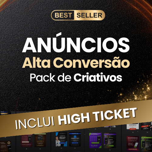 Pack de Criativos para Anuncios High Ticket para MetaAds Instagram Facebook com Prompt IA ChatGPT e Canva Destrave Você Mesmo byMariana