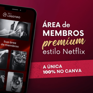 Site Estilo Área de Membros e Banner de Checkout 100% no Canva