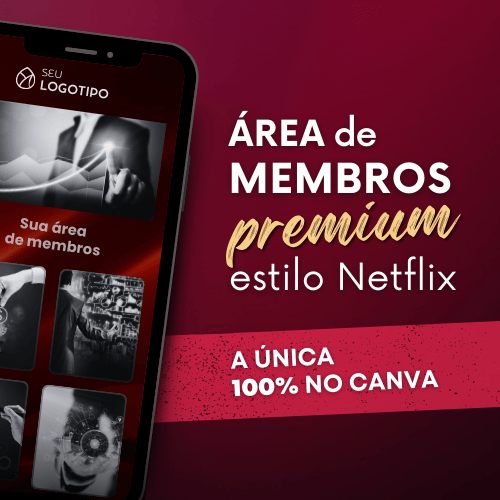 Site Estilo Área de Membros e Banner de Checkout 100% no Canva