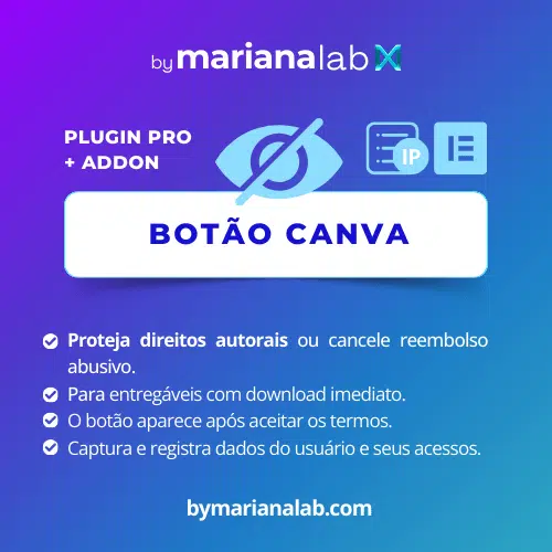 Plugin Botão Canva Pro para Wordpress com Addon para Elementor