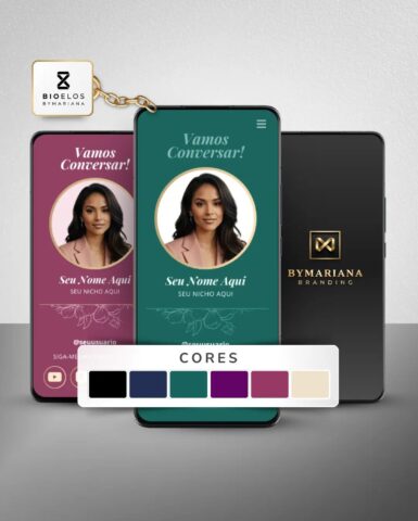 Site Link na Bio do Instagram 100% no Canva Modelo Clássico