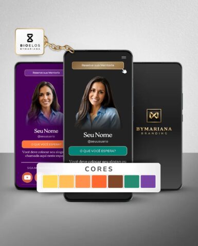 Site Link na Bio do Instagram no Canva Modelo Autoridade