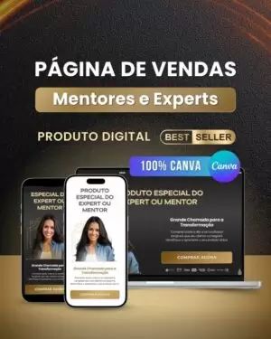 Pagina de Venda Mentores e Coaches