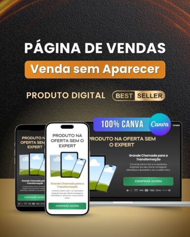 Pagina de Venda sem Aparecer - Produto Digital sem Expert ou Mentor