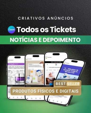 Pack de Criativos de Anúncios em Formato de Notícia e UGC: Aumente a Confiança e as Vendas