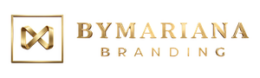 Marca Logo ByMariana Branding Agência de Design, Marketing Digital - Mariana Machado