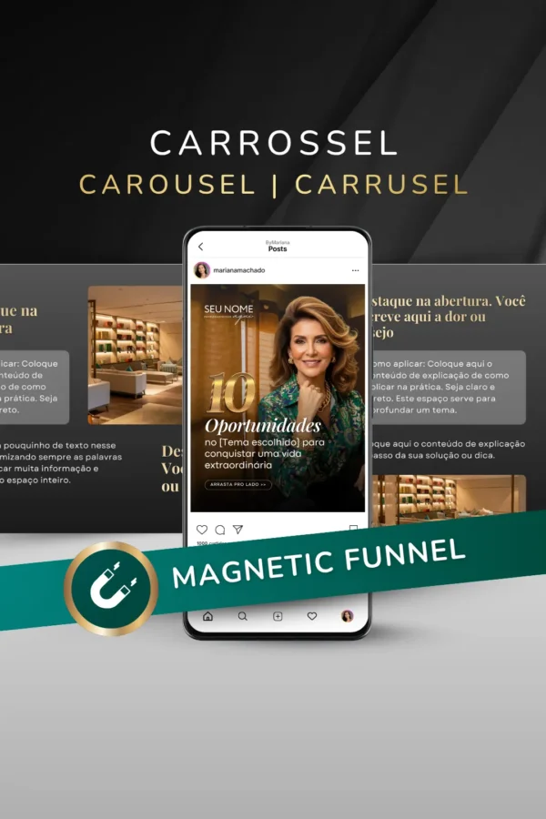 Carrossel Magnético Infinito para Instagram
