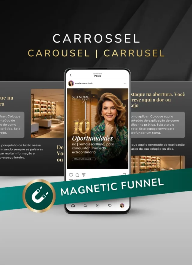 Carrossel Magnético — Engenharia Semântica e Visual | Magnetic Carousel