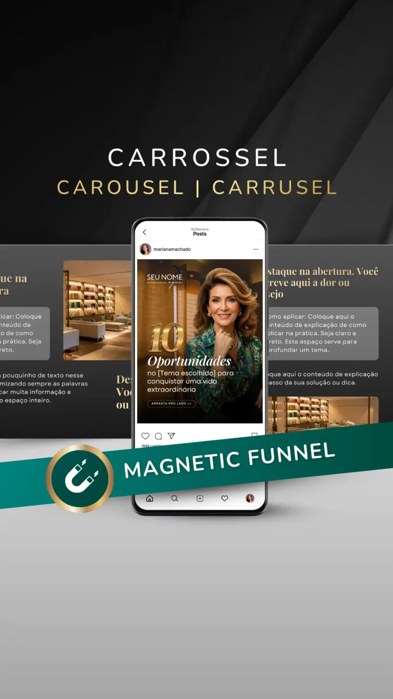 Carrossel Magnético Infinito para Instagram