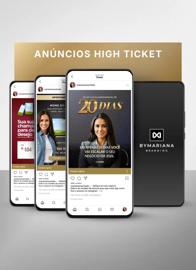 Criativos de Anúncios Premium para Produtos Digitais High Ticket Mentorias, Masterclass e Cursos
