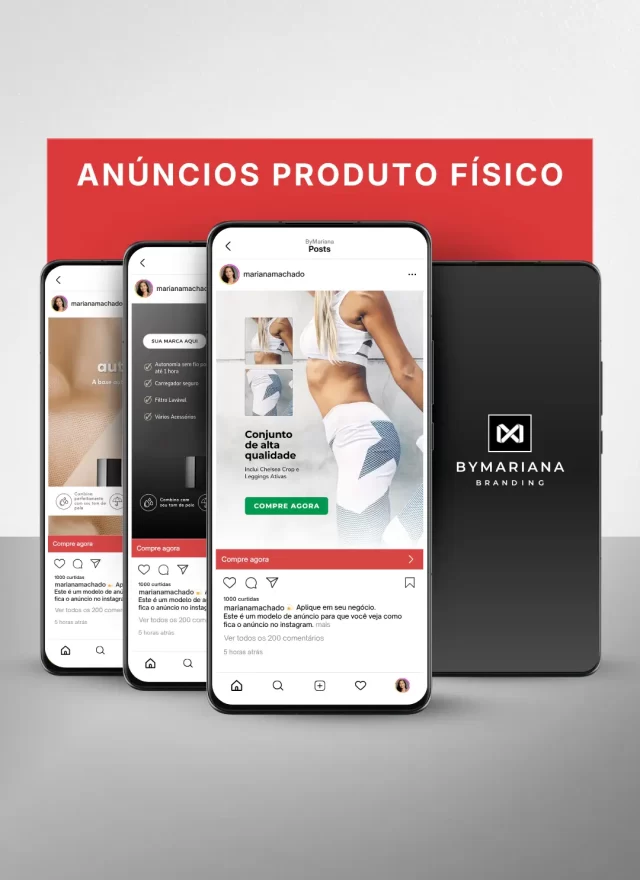 Criativos de Anúncios Premium para Produtos Físicos
