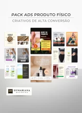 Demonstração dos Criativos de Anúncios Premium para Produtos Físicos