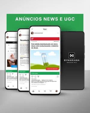 Criativos de Anúncios Premium no Formato UGC e News