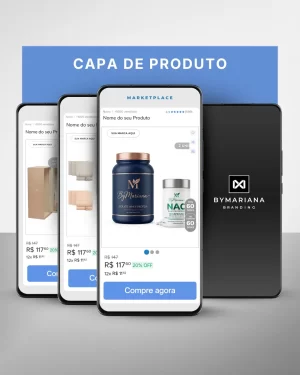 Elite Visual: Coleção de Capas Premium para Produtos em Marketplace