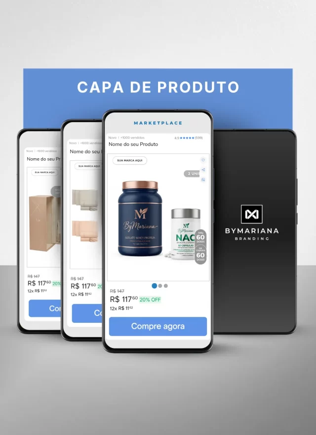 Capa de Produto para Marketplaces Template no Canva