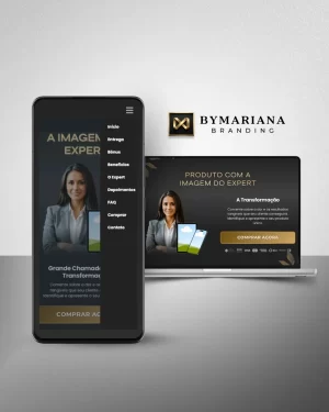 Página de Vendas Produtos/Serviços com Experts no Canva