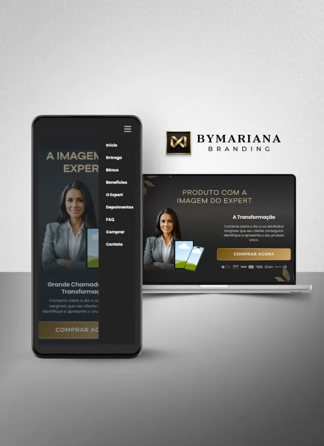 Página de Vendas Produtos/Serviços com Experts no Canva