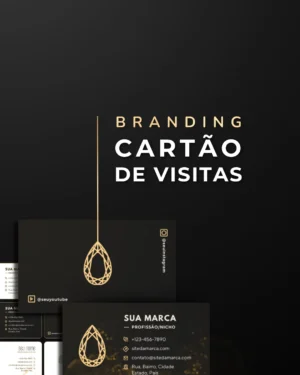 Cartão de Visita para Impressão Design Profissional no Canva