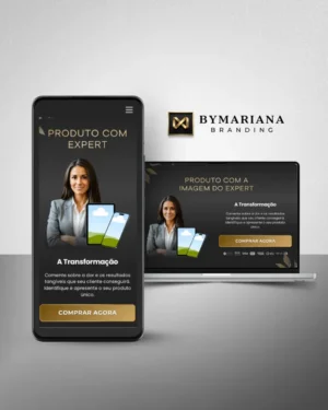 Página de Vendas Produtos/Serviços com Experts no Canva