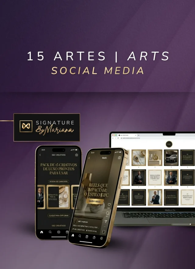 Pack de Artes e Posts Sob Medida: Design Exclusivo no Canva