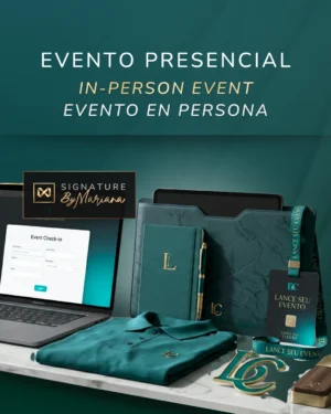 Kit Branding Presencial: Experiência e Identidade de Evento