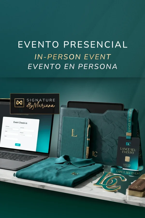 Kit Branding Presencial: Experiência e Identidade de Evento