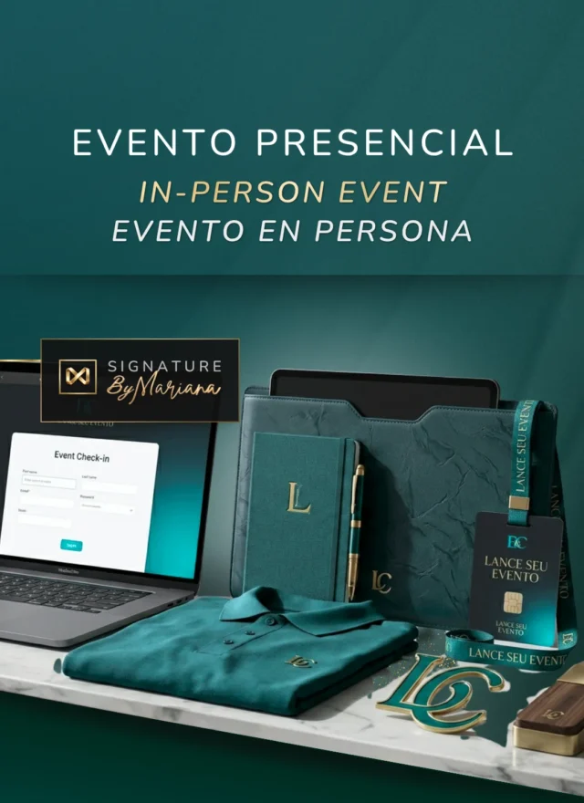 Kit Branding Presencial: Experiência e Identidade de Evento