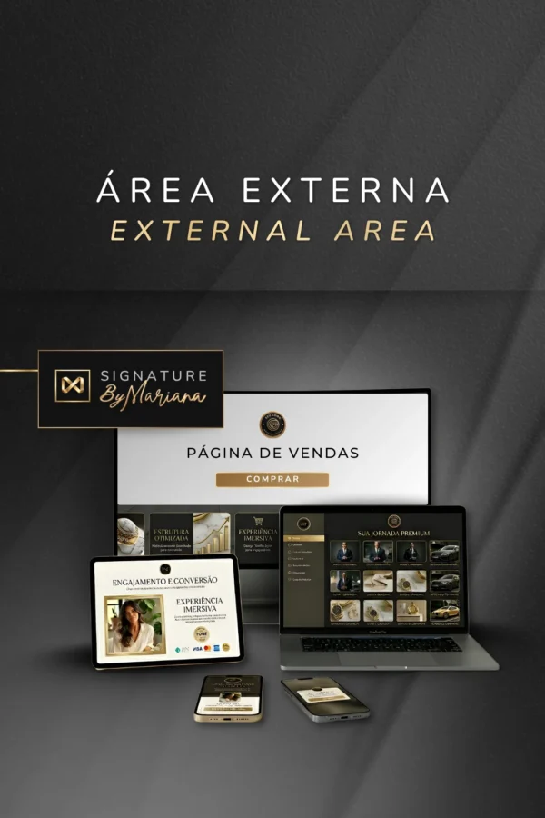 Ecossistema de Vendas e Área de Membros Externa Premium