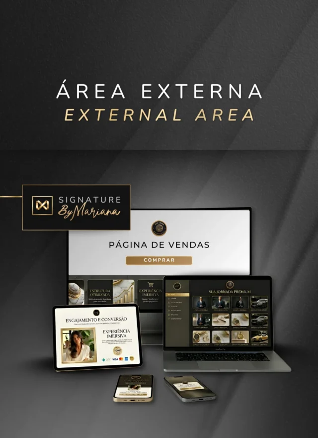Ecossistema de Vendas e Área de Membros Externa Premium