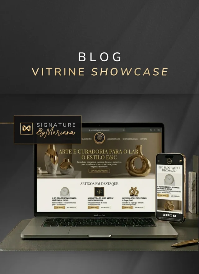 Blog Vitrine: Autoridade e SEO Estratégico