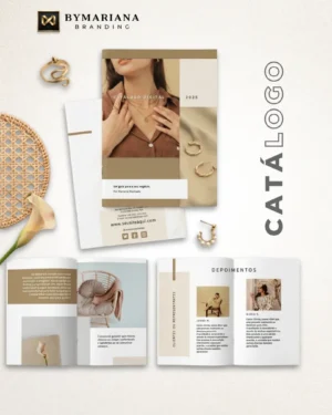 Brochura de Apresentação de Negócios - Pérola Gold Nude
