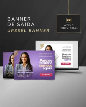 Banner de Saída para Produto Digital Template Canva — Roxo Ametista