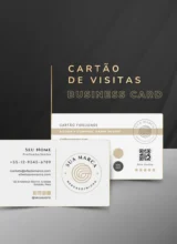 Cartão de Visita para Impressão Design Profissional no Canva