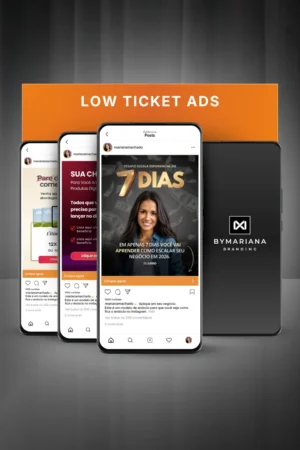 Criativos de Anúncios para Low Ticket Pack no Canva