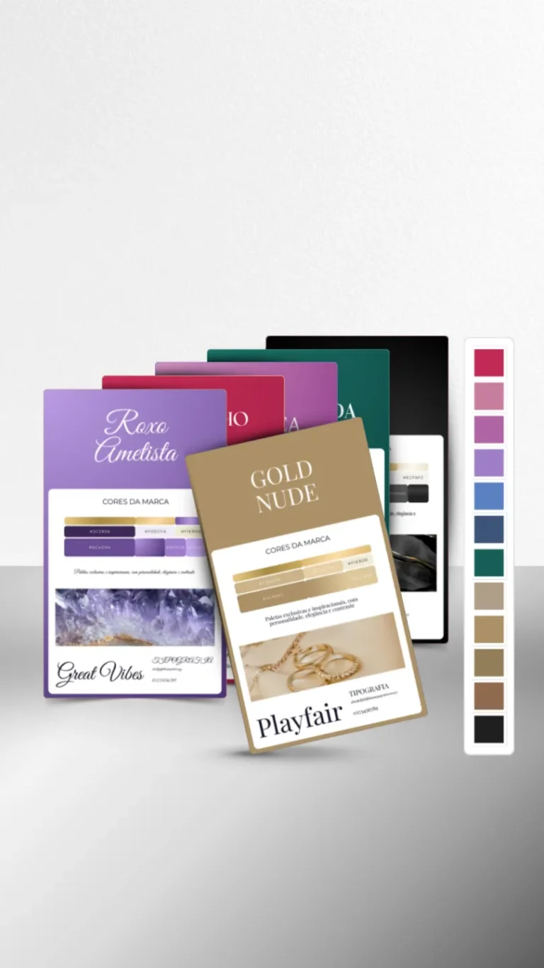 Paleta de Cores e Tipografia no Canva