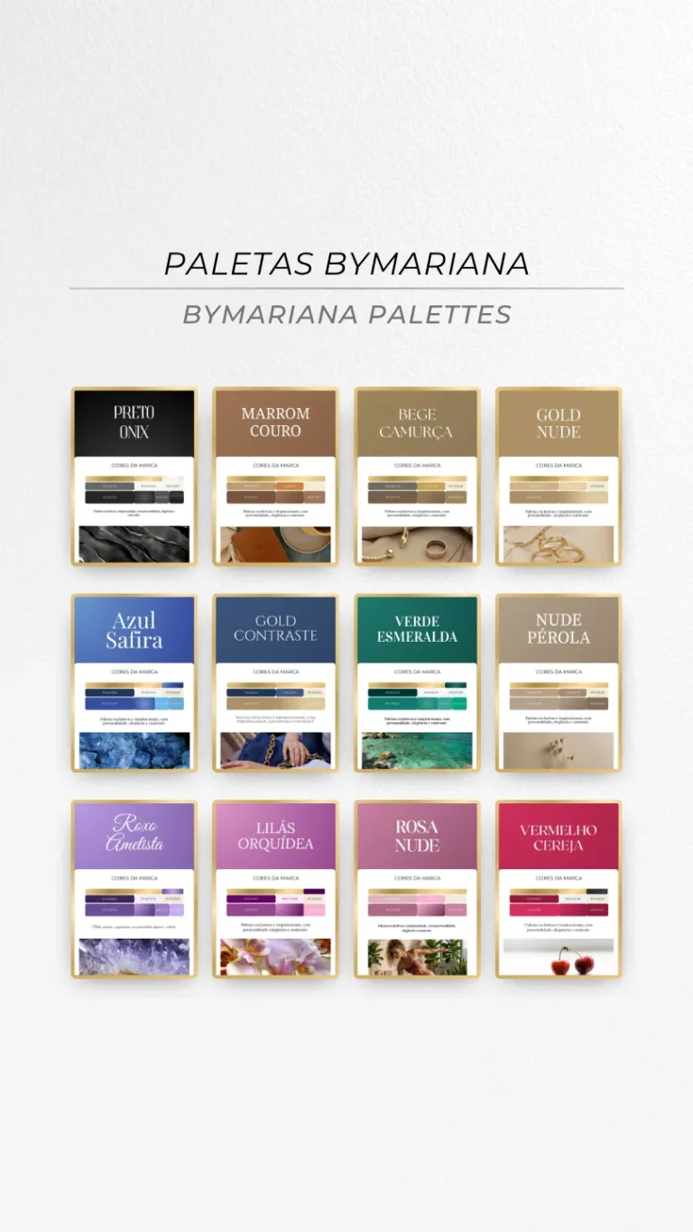 Paleta de Cores e Tipografia no Canva