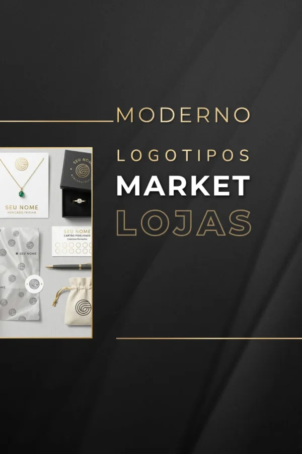 Logotipos Modernos Estratégicos para Lojas Virtuais e Marketplace