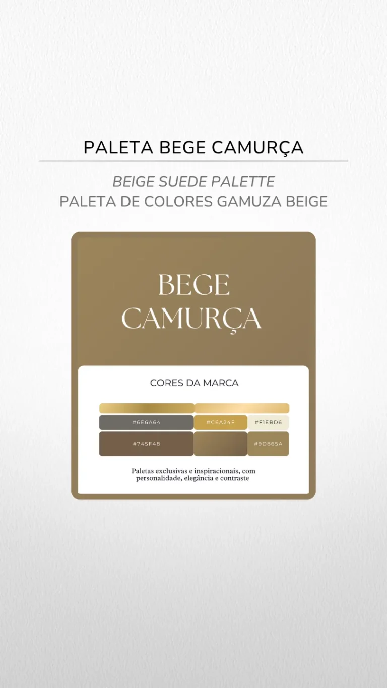 Paleta Bege Camurça Nude