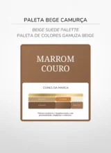 Paleta Marrom Couro