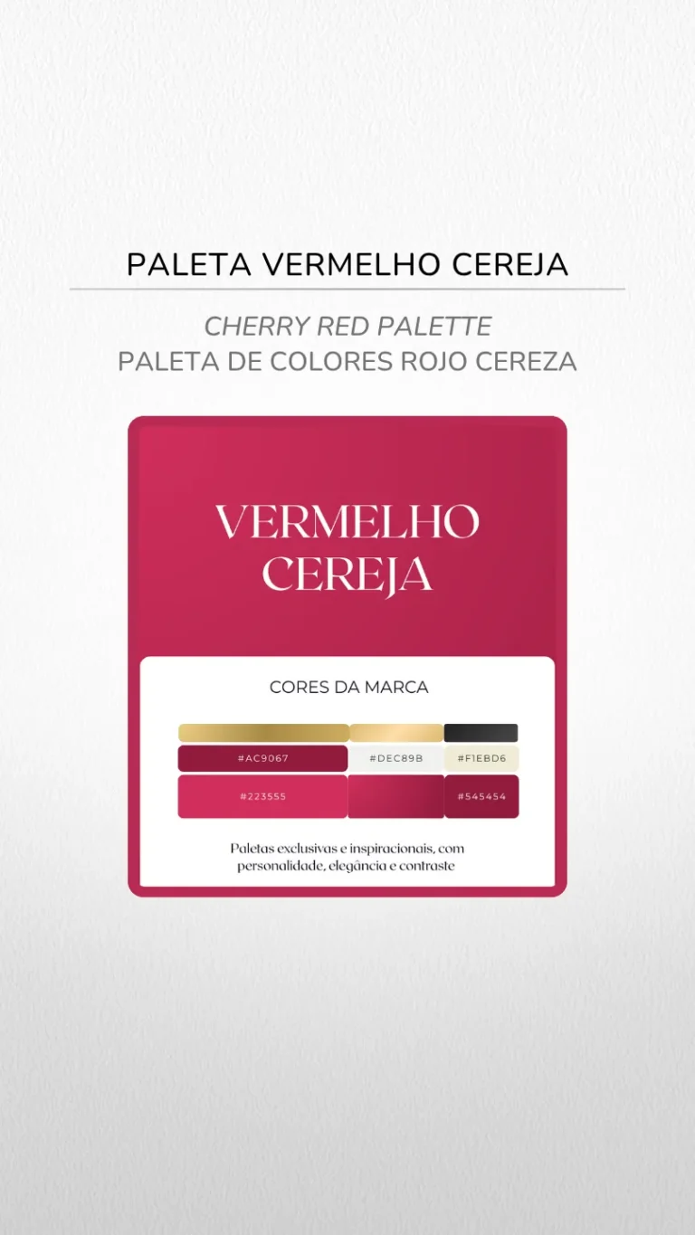 Paleta Vermelho Cereja