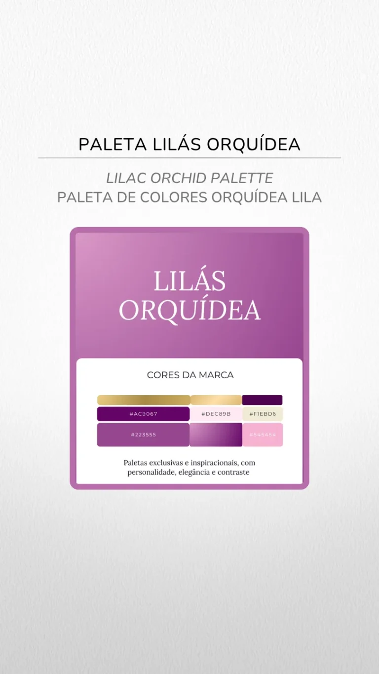 Paleta Orquídea Lilás