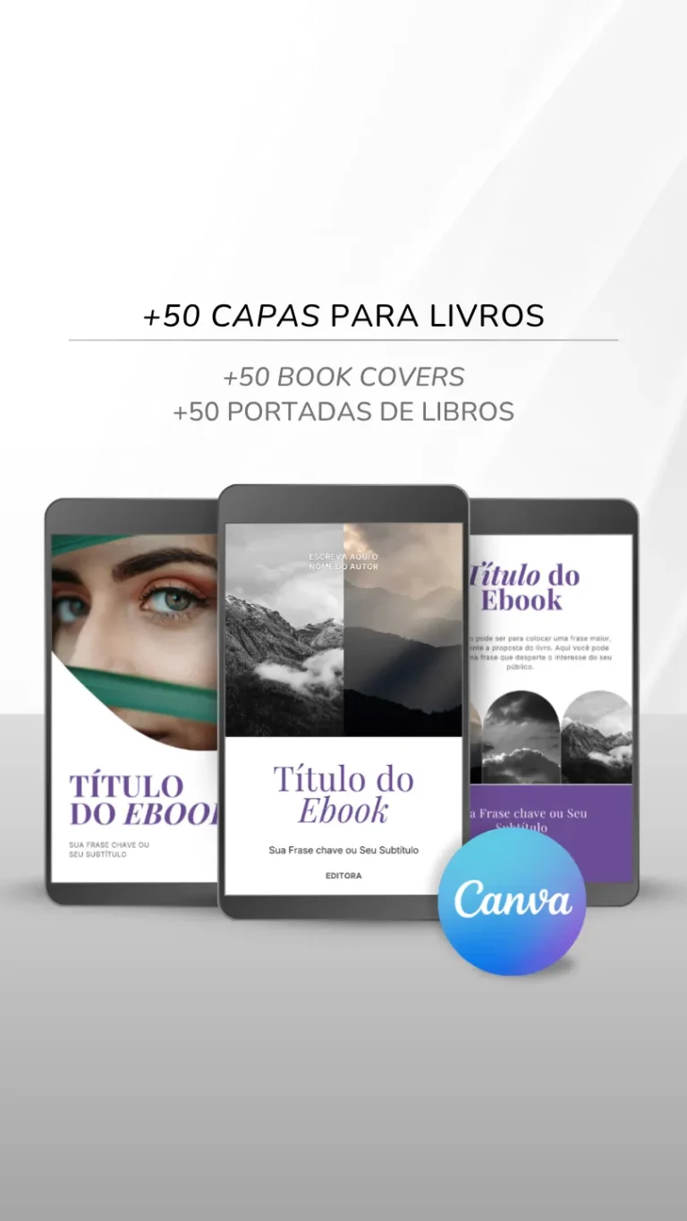 Template Ebook Canva Método Best Seller Capa de Livro Roxo Ametista